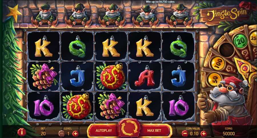 Джингл Спин онлайн Джингл Спин на деньги
