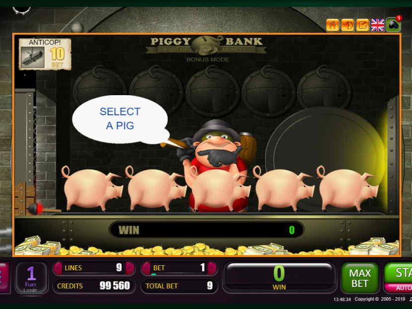 Бонусный раунд с копилками